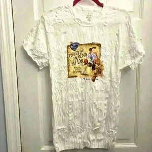 Vintage NY liberty Women's Basketball Pre Shrunk  white shirt,Size L